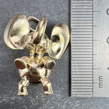 Load image into Gallery viewer, Large Lucky Elephant 14K Yellow Gold Charm Pendant
