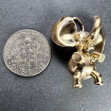 Load image into Gallery viewer, Large Lucky Elephant 14K Yellow Gold Charm Pendant