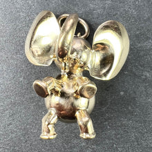 Load image into Gallery viewer, Large Lucky Elephant 14K Yellow Gold Charm Pendant