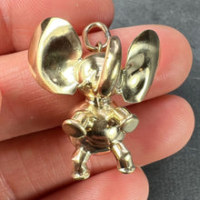 Load image into Gallery viewer, Large Lucky Elephant 14K Yellow Gold Charm Pendant