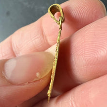 Load image into Gallery viewer, Antique French First Communion Chalice Floral 18K Yellow Gold Charm Pendant