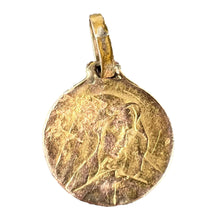 Load image into Gallery viewer, French Virgin Mary Rolled 18K Yellow Gold Filled Charm Pendant