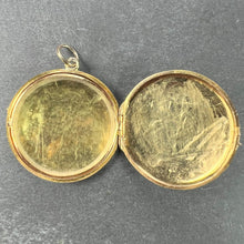 Load image into Gallery viewer, French Flowers 18 Karat Yellow Gold Pendant Locket