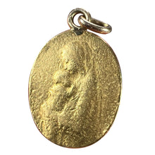 Load image into Gallery viewer, French Oscar Roty Madonna and Child 22K Yellow Gold Charm Pendant
