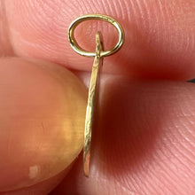 Load image into Gallery viewer, Small Vintage French St Christopher 18K Yellow Gold Charm Pendant