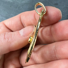 Load image into Gallery viewer, French Pierre Toulhart Triskel Triskelion 18K Yellow Gold Diamond Pendant