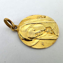 Load image into Gallery viewer, French Virgin Mary 18K Yellow Gold Pendant Charm