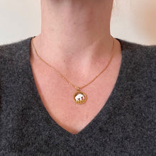Load image into Gallery viewer, French Lucky Elephant 18K Yellow Gold Enamel Charm Pendant