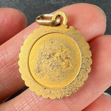 Load image into Gallery viewer, French Perroud Large Libra Zodiac Starsign 18K Yellow Gold Charm Pendant
