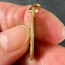 Load image into Gallery viewer, Vintage French Perroud Libra Zodiac 18K Yellow Gold Medal Pendant