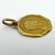 Load image into Gallery viewer, Augis Grun French Virgin Mary 18K Yellow Gold Charm Pendant