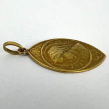 Load image into Gallery viewer, French Dropsy Virgin Mary 18K Yellow Gold Charm Pendant