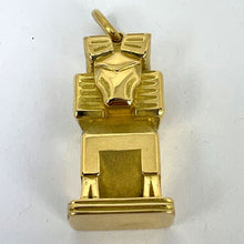 Load image into Gallery viewer, Large French Capricorn Zodiac Starsign 18K Yellow Gold Charm Pendant