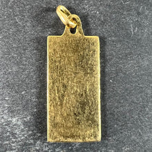 Load image into Gallery viewer, French Capricorn Ares Starsign Zodiac 18K Yellow Gold Charm Medal Pendant