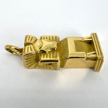 Load image into Gallery viewer, Large French Capricorn Zodiac Starsign 18K Yellow Gold Charm Pendant