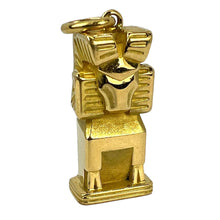 Load image into Gallery viewer, Large French Capricorn Zodiac Starsign 18K Yellow Gold Charm Pendant