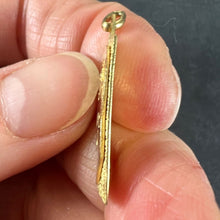 Load image into Gallery viewer, French Capricorn Ares Starsign Zodiac 18K Yellow Gold Charm Medal Pendant