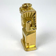 Load image into Gallery viewer, Large French Capricorn Zodiac Starsign 18K Yellow Gold Charm Pendant