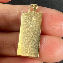Load image into Gallery viewer, French Capricorn Ares Starsign Zodiac 18K Yellow Gold Charm Medal Pendant
