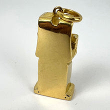 Load image into Gallery viewer, Large French Capricorn Zodiac Starsign 18K Yellow Gold Charm Pendant