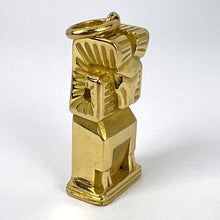 Load image into Gallery viewer, Large French Capricorn Zodiac Starsign 18K Yellow Gold Charm Pendant