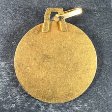 Load image into Gallery viewer, French Taurus Starsign Zodiac 18K Yellow Gold Charm Medal Pendant