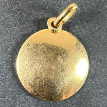 Load image into Gallery viewer, Vintage French Libra Starsign Zodiac 18K Yellow Gold Charm Medal Pendant