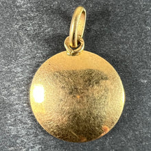 Load image into Gallery viewer, Vintage French Cancer Starsign Zodiac 18K Yellow Gold Charm Medal Pendant