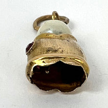 Load image into Gallery viewer, Fish Head 18K Yellow Gold Pearl Charm Pendant