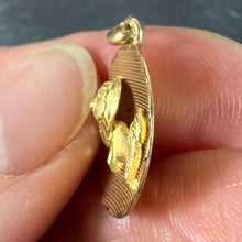 Load image into Gallery viewer, Vintage French Leo Starsign Zodiac 18K Yellow Gold Charm Medal Pendant