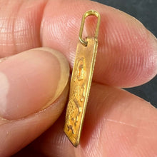 Load image into Gallery viewer, Vintage French Perroud Ares Zodiac 18K Yellow Gold Medal Pendant