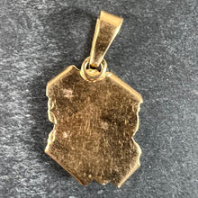 Load image into Gallery viewer, Vintage French Leo Scroll  Zodiac 18K Yellow Gold Charm Pendant