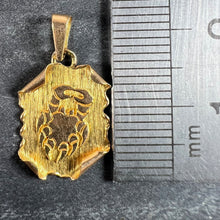 Load image into Gallery viewer, Vintage French Cancer Scroll  Zodiac 18K Yellow Gold Charm Pendant
