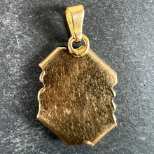 Load image into Gallery viewer, Vintage French Cancer Scroll  Zodiac 18K Yellow Gold Charm Pendant