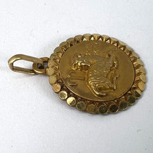 Load image into Gallery viewer, French Perroud Large Ares Zodiac Starsign 18K Yellow Gold Charm Pendant