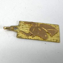 Load image into Gallery viewer, French Taurus Starsign Zodiac 18K Yellow Gold Charm Medal Pendant