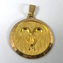Load image into Gallery viewer, Vintage French Zodiac Ares 18K Yellow Gold Charm Pendant