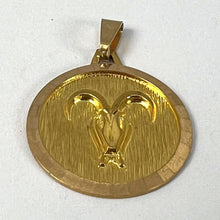 Load image into Gallery viewer, Vintage French Zodiac Ares 18K Yellow Gold Charm Pendant