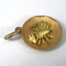 Load image into Gallery viewer, Vintage French Cancer Starsign Zodiac 18K Yellow Gold Charm Medal Pendant