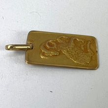 Load image into Gallery viewer, Vintage French Perroud Ares Zodiac 18K Yellow Gold Medal Pendant