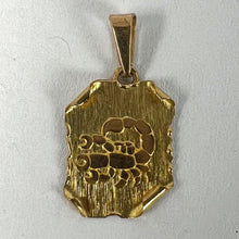 Load image into Gallery viewer, Vintage French Scorpio Scroll Zodiac 18K Yellow Gold Charm Pendant
