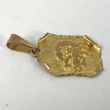Load image into Gallery viewer, Vintage French Scorpio Scroll Zodiac 18K Yellow Gold Charm Pendant