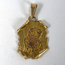 Load image into Gallery viewer, Vintage French Cancer Scroll  Zodiac 18K Yellow Gold Charm Pendant