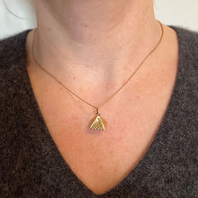Load image into Gallery viewer, Egyptian Pyramid 18K Rose Gold Charm Pendant