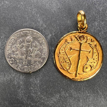 Load image into Gallery viewer, French Becker IXOYE Jesus Fish 18K Yellow Gold Medal Pendant