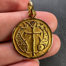Load image into Gallery viewer, French Becker IXOYE Jesus Fish 18K Yellow Gold Medal Pendant