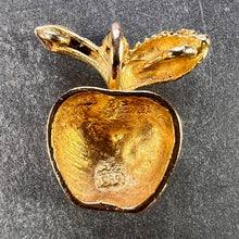 Load image into Gallery viewer, Apple 14K Yellow Gold Diamond Fruit Charm Pendant