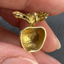 Load image into Gallery viewer, Apple 14K Yellow Gold Diamond Fruit Charm Pendant
