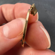 Load image into Gallery viewer, Vintage French St Christopher 18K Yellow Gold Charm Pendant