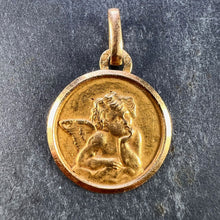 Load image into Gallery viewer, French Rafael’s Cherub 18K Yellow Gold Charm Pendant